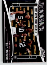 2025 Panini Absolute Introductions #I-QJS Cleveland Rocks|Quinshon Judkins|Dillon Gabriel|Shedeur Sanders