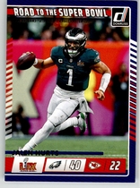 2025 Donruss Road to the Super Bowl Championship #1 Jalen Hurts