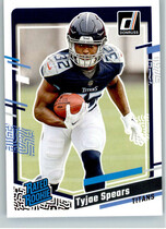 2023 Donruss Base Set #396 Tyjae Spears