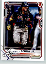 2021 Bowman Base Set #62 Ronald Acuna Jr.