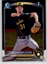 2025 Bowman Chrome Prospects #BCP-30 Bishop Letson
