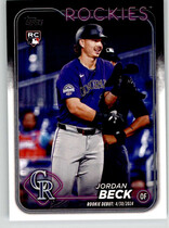 2024 Topps Update #US198 Jordan Beck