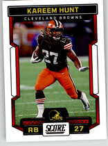 2023 Score Base Set #208 Kareem Hunt