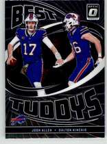 2024 Donruss Optic Best Tuddys #10 Dalton Kincaid|Josh Allen