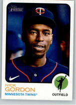 2022 Topps Heritage High Number #599 Nick Gordon