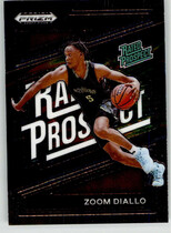 2024 Panini Prizm Draft Picks Rated Prospect #1 Zoom Diallo