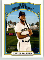 2021 Topps Heritage Minor League #6 Zavier Warren