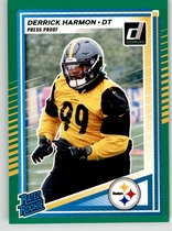 2025 Donruss Press Proof Green #391 Derrick Harmon