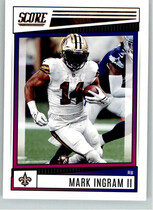 2022 Score Base Set #59 Mark Ingram Ii