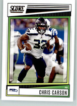 2022 Score Base Set #175 Chris Carson