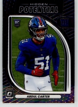 2025 Donruss Optic Hidden Potential #17 Abdul Carter