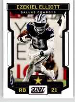 2023 Score Base Set #227 Ezekiel Elliott