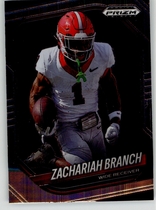 2025 Panini Prizm Black #177 Zachariah Branch