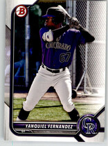 2022 Bowman Draft #BD-146 Yanquiel Fernandez