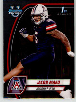 2024 Bowman Chrome University #81 Jacob Manu