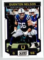 2023 Score Base Set #10 Quenton Nelson