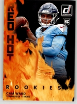 2025 Donruss Red Hot Rookies #9 Cam Ward