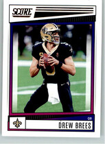 2022 Score Base Set #61 Drew Brees