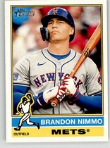 2025 Topps Heritage #37 Brandon Nimmo