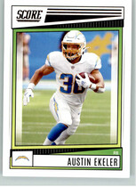 2022 Score Base Set #137 Austin Ekeler