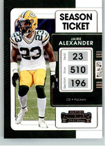 2021 Panini Contenders #37 Jaire Alexander