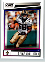 2022 Score Base Set #63 Deuce McAllister