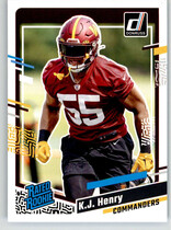 2023 Donruss Base Set #400 K.J. Henry