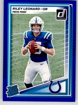 2025 Donruss Press Proof Blue #341 Riley Leonard