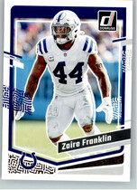 2023 Donruss Base Set #132 Zaire Franklin