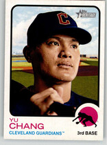 2022 Topps Heritage #400 Yu Chang