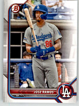 2022 Bowman Draft #BD-102 Jose Ramos