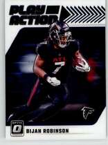 2024 Donruss Optic Play Action #14 Bijan Robinson