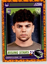 2024 Score Score-A-Treat Rising Stars Orange Pumpkin #13 Cooper Dejean