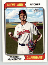 2023 Topps Heritage #299 Triston Mckenzie