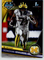 2023 Bowman Chrome University #42 Donovan Edwards