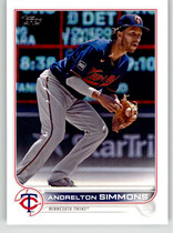 2022 Topps Base Set #306 Andrelton Simmons