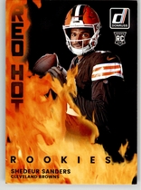 2025 Donruss Red Hot Rookies #7 Shedeur Sanders