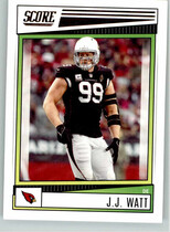 2022 Score Base Set #149 J.J. Watt