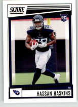 2022 Score Base Set #327 Hassan Haskins