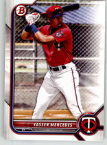 2022 Bowman Draft #BD-11 Yasser Mercedes