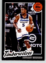 2025 Topps 1980-81 Topps #80BK-90 Anthony Edwards