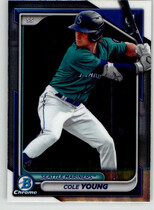 2024 Bowman Chrome Prospects #BCP-112 Cole Young