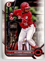 2022 Bowman Draft #BD-139 Ricardo Cabrera