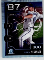 2025 Bowman Chrome Bowman Scouts Top 100 #BTP-87 Trey Yesavage