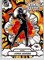 2025 Donruss Bomb Squad #28 Lamar Jackson