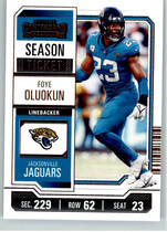 2023 Panini Contenders (Retail) #46 Foye Oluokun