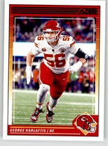 2024 Score Base Set #141 George Karlaftis