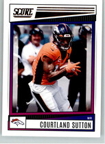 2022 Score Base Set #74 Courtland Sutton