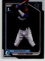 2024 Bowman Chrome Prospects #BCP-196 Andres Valor