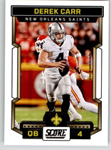 2023 Score Base Set #137 Derek Carr